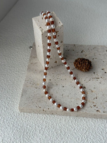 Pomegranate Pearl Necklace