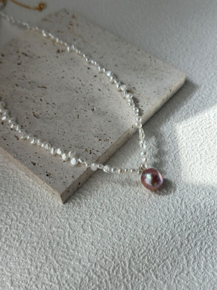 “Lace” Pearl Necklace
